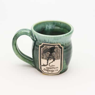 Green Dragon Inn LotR inspired Misty Forrest 10 oz. Mug