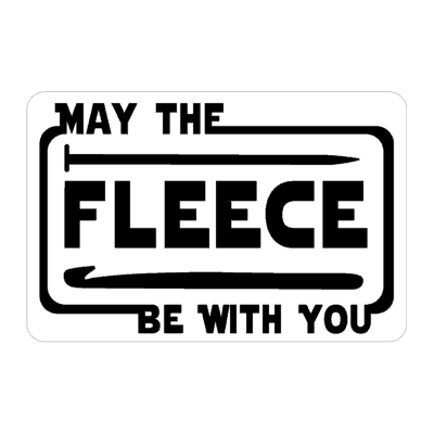 Logo Medallion - Star Wars may the fleece be with you