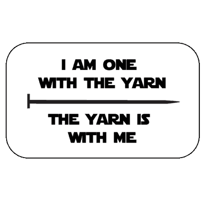 Logo Medallion - I am one with the yarn mashup