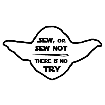 Logo Medallion - sew or sew not there is no try