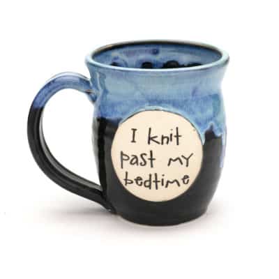 Knit - I knit past my bedtime - starry night 20 oz. mug