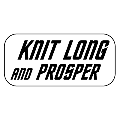Logo Medallion - Trek knit long and prosper