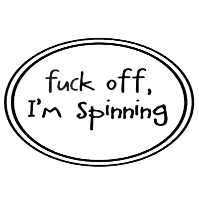 Logo Medallion - Fuck off, I'm spinning