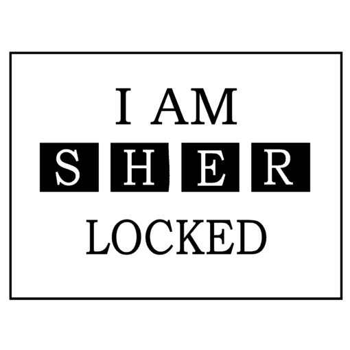 Logo Medallion - sherlock I am sher locked