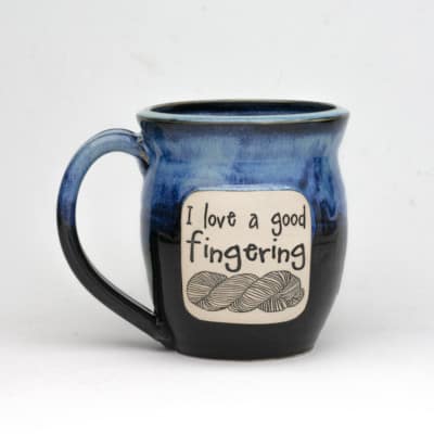 knit - I love a good Fingering - 20 oz. Mug