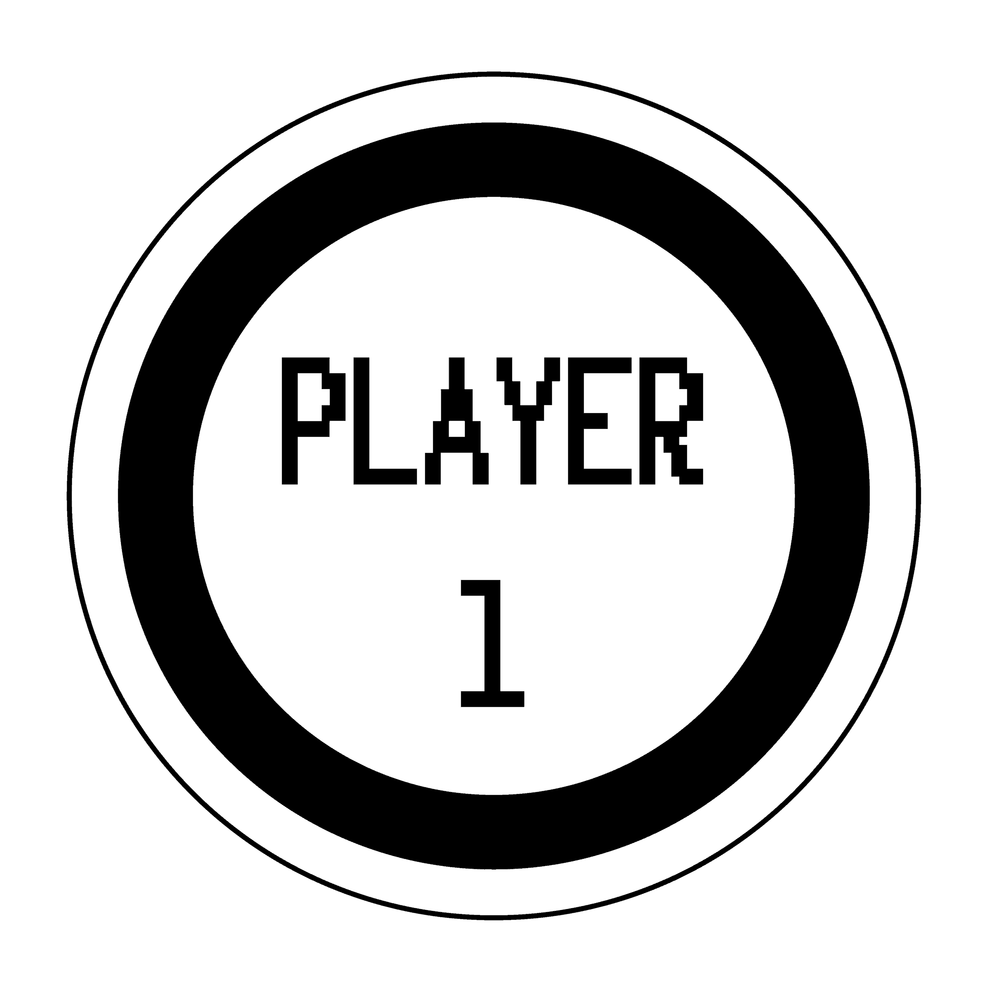 Gaming - Player 1 Button - 20 oz. mug | Pawley Studios Handmade