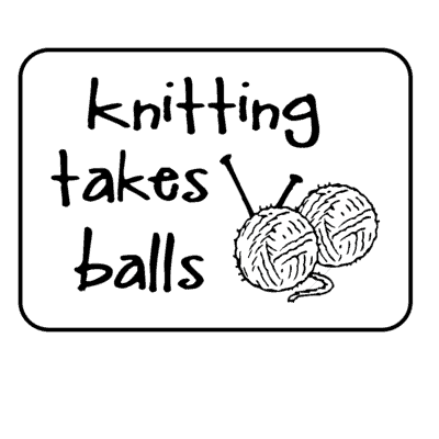 Logo: Knitting Takes Balls