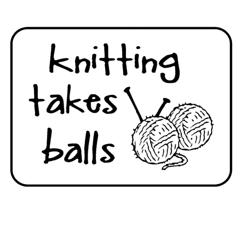Logo: Knitting Takes Balls