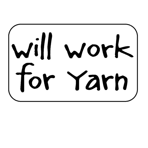 Logo Will work for Yarn