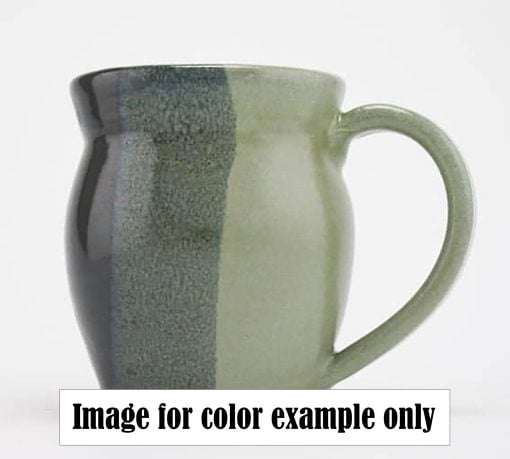 Jade and black 20 oz mug example