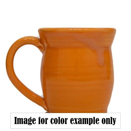 Solid Orange gloss 20 oz mug example only