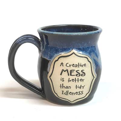 Yarn - A creative mess is better than tidy idleness - 20 oz. Mug