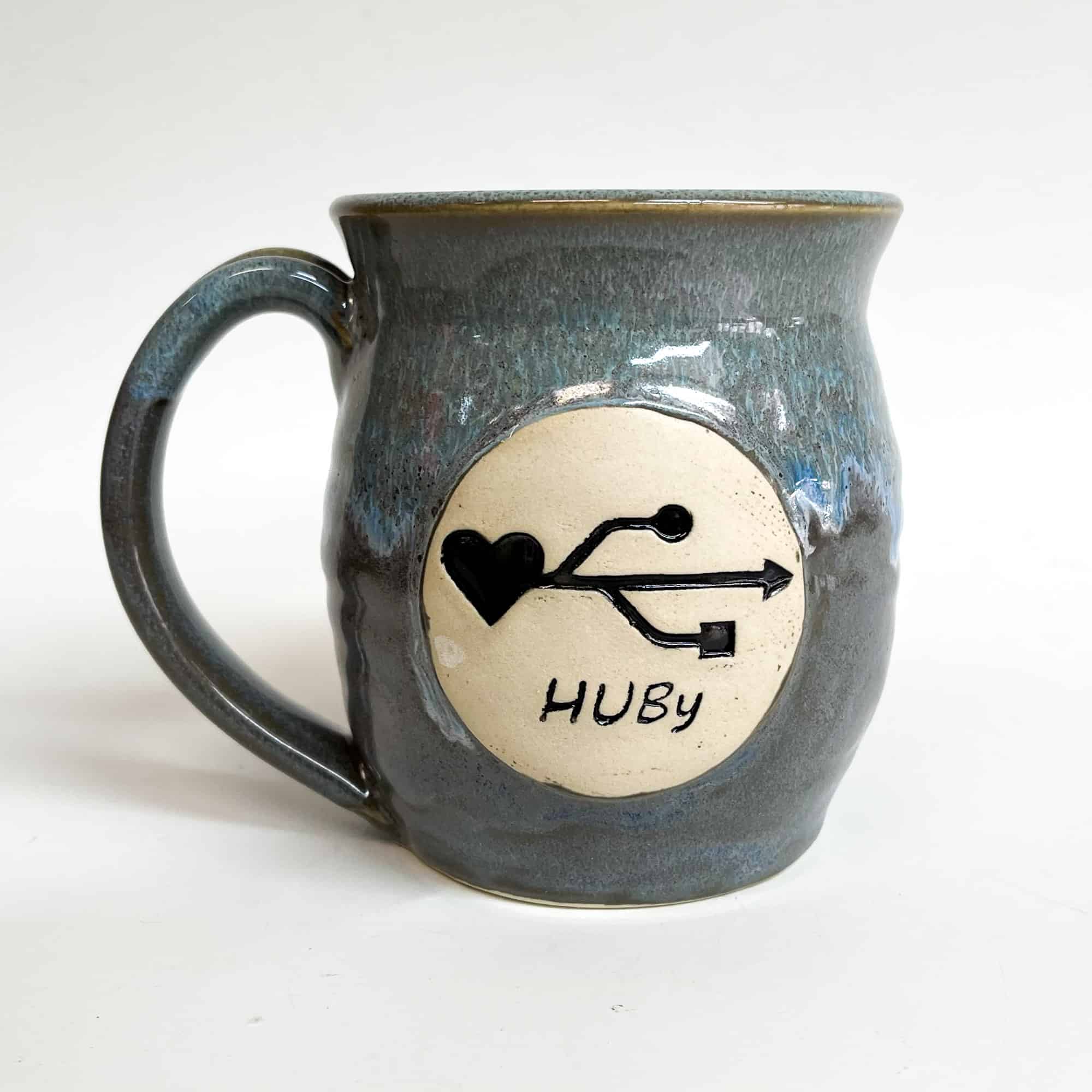 Handmade Ceramic Cute but Nerd Mug 