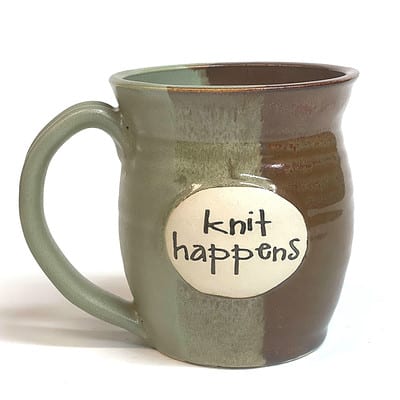 knit - knit happens - 20 oz. Mug