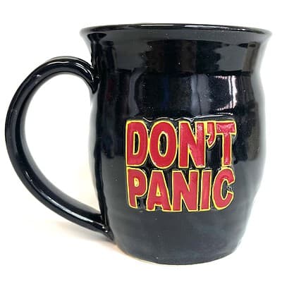 Hitchhiker's Guide - DON'T PANIC - 20 oz. Mug
