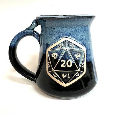 Gaming - Twenty Sided Dice YinYang - 24 oz. Tankard Mug