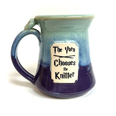 Harry Potter Inspired - The Yarn Chooses the Knitter- 32 oz. - Tankard Mug