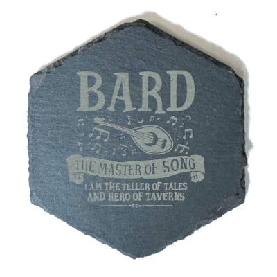 Slate Coaster - Gaming - Bard