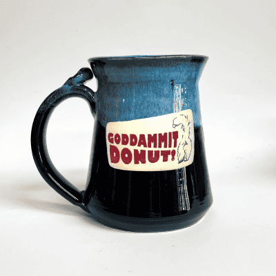 Literature - Goddamn it Donut -  32 ounce Tankard Mug