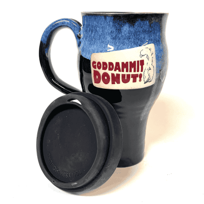 Literature - Goddamn it Donut -  16 oz. Travel Mug