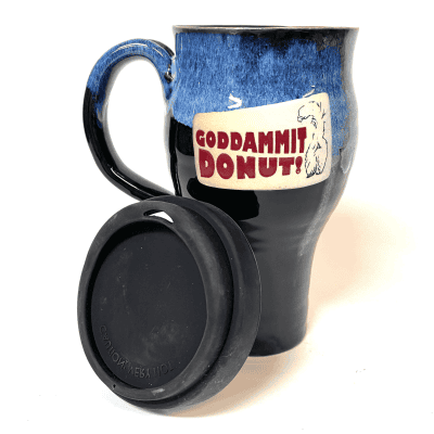 Literature - DCC - Dungeon Crawler Carl Inspired - Goddamn it Donut - 16 oz. Travel Mug