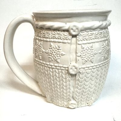knit - Winter Sweater Pattern Mug - 20 oz. Mug