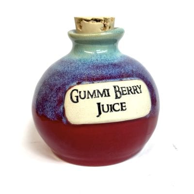Television - Gummy Berry Juice -  6 oz. Potion Bottle or Bud Vase