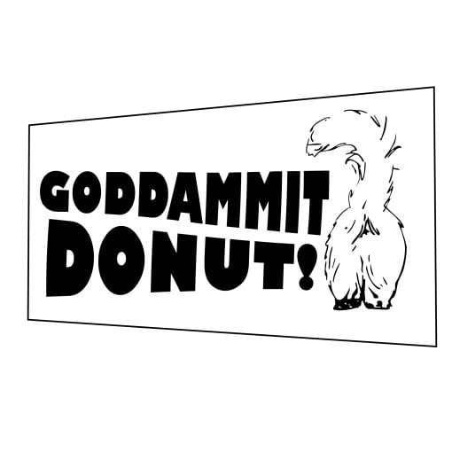 Literature - DCC - Goddamn it Donut - Yarn Bowl - 6 in. - Image 2