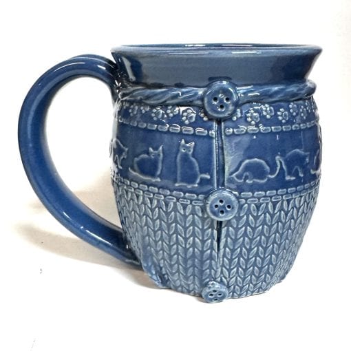 knit - Cat Sweater Pattern Mug - 20 oz. Mug - Image 4